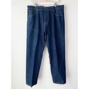 Beyond The Limit Mens Y2K Big & Tall Jeans 40x32 Dark Wash Straight‎ Leg Baggy